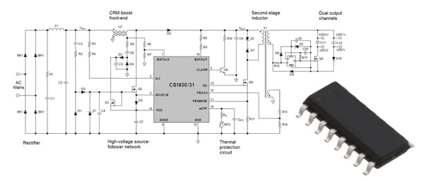 The CS1630 and CS1631 from Cirrus Logic CS1630 und CS1631 von Cirrus Logic (anklicken, um volle Größe zu sehen)